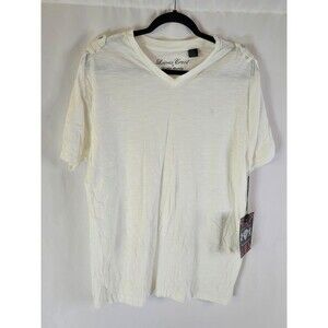 Lions Crest English Laundry Men's Size Small White V-Neck T-Shirt NWT